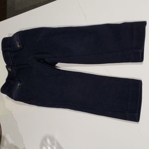 Crewcuts Ponte Moto Pants Leggings Size 4 Navy Blue